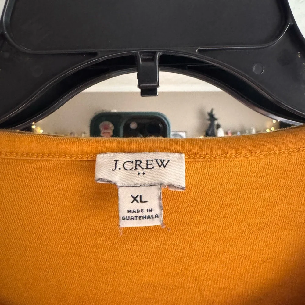 J. Crew Rust Orange T-Shirt Dress - Picture 2 of 3